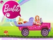 Jocuri cu barbie conduce masina roz