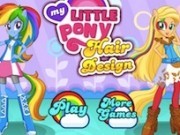 Jocuri cu design de coafuri cu fetele ponei