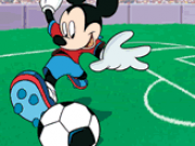 fotbal cu mickey mouse contra pete