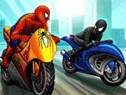 spiderman curse cu motociclete