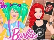 Jocuri cu barbie moda kawai vs rock