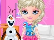 Jocuri cu bebelusa barbie face tricouri frozen
