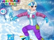 Jocuri cu imbraca pe elsa frozen la snowboard
